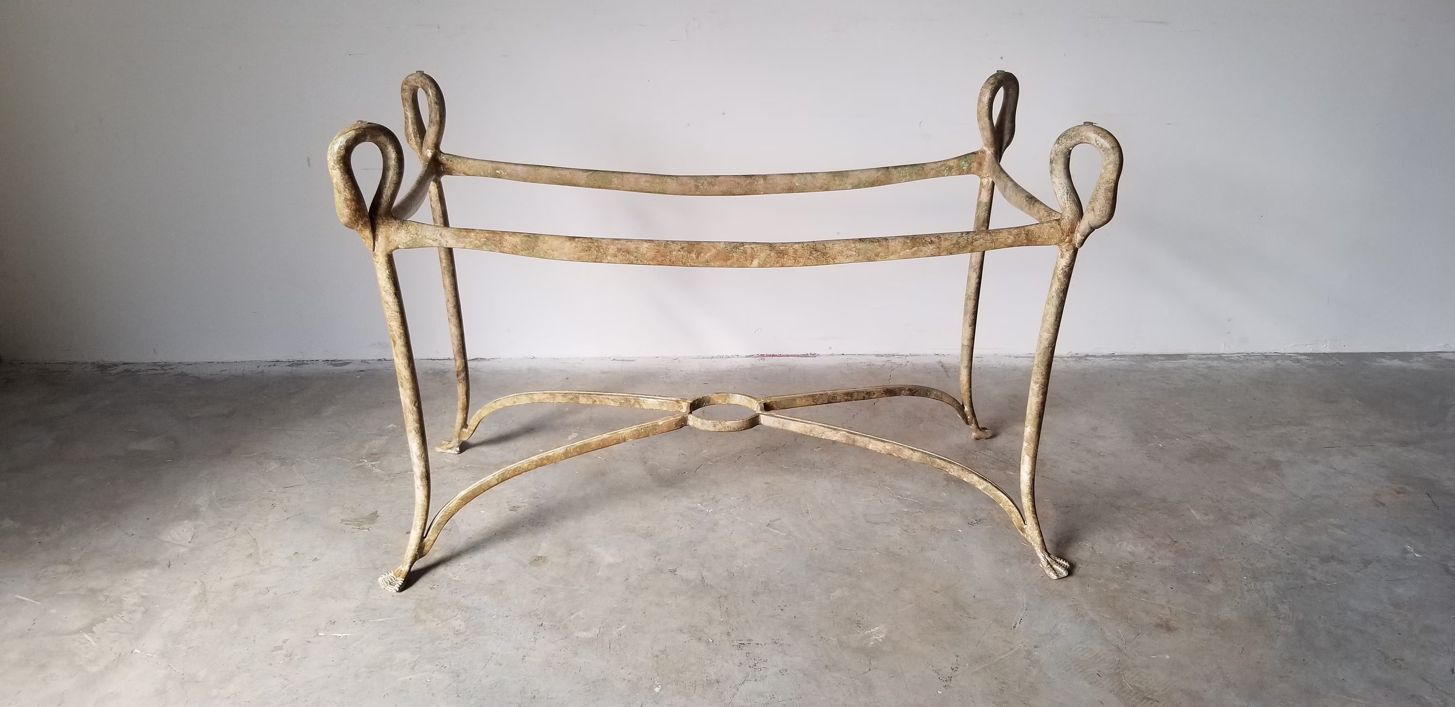Vintage Swan Dining Table Base