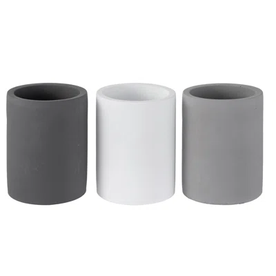 3 Piece Concrete Desktop Pen Holder