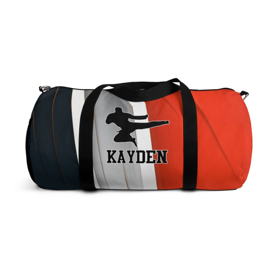 Karate Duffle Bag, Personalized Duffel Gifts, Martial Arts Custom Bag For Kids, Gift
