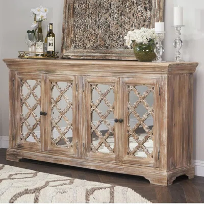 60" Wide Solid Wood Sideboard