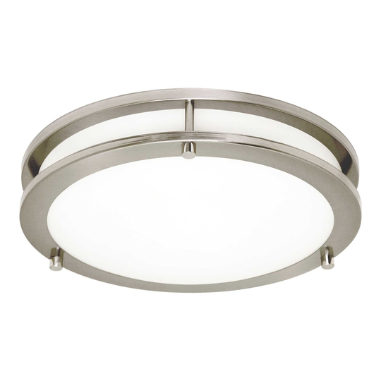 Generation Lighting Mahone 15" Wide LED Flush Mount Drum Ceiling