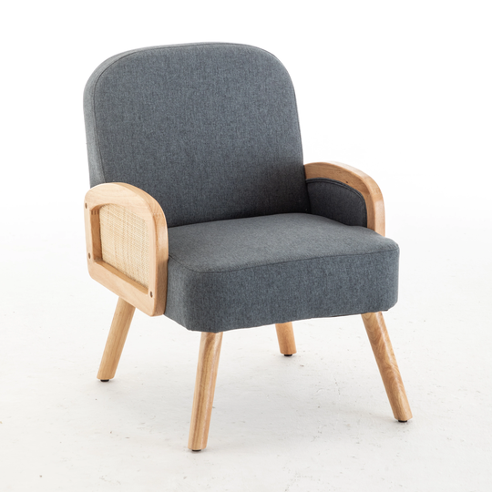 Mid Century Modern Chair Wooden Accent Reading Chair - 27*22*30INCH