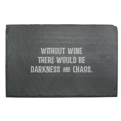 Susquehanna Glass Darkness and Chaos Slate Cheese Board and Platter