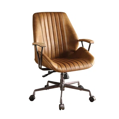Adjustable Genuine Leather Office Chair