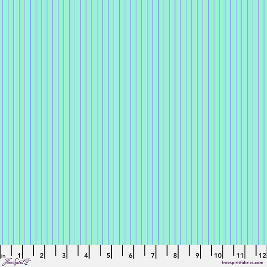Tiny Stripes - Misty True Colors Collection Tula Pink