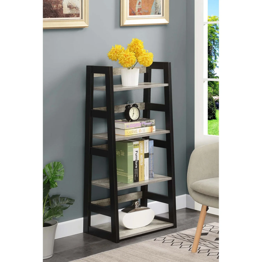 Porch & Den Logan 4-tier Trestle Bookcase
