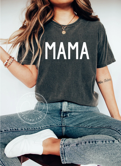 Mama Comfort Color Shirt - Retro Shirts Mom Motherhood T-Shirt Tees Gift