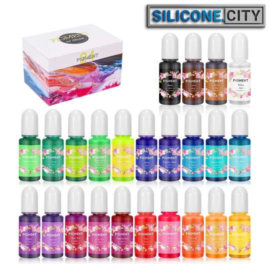 Resin Pigment, 24 Colors To Pick From - Liquid Epoxy Dye Colorant For Coloring, Paint, Diy Crafts Art Making