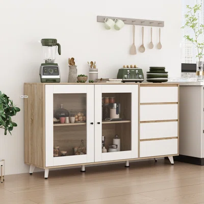 Two-Door Four-Drawer Sideboard