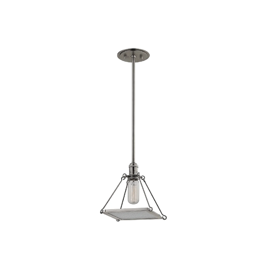 Hudson Valley Thorndike 1-light Nickel Pendant