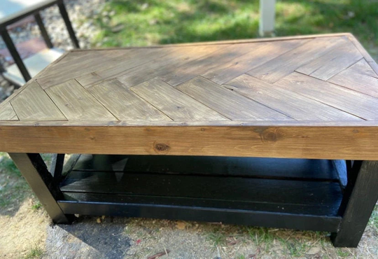 Herringbone Coffee Table
