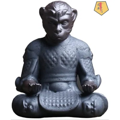 Sun Wukong Ceramic Desktop Display Pen Holders For Single Apple Pencil Stylus Pen Stand Desk Storage Organizer Nifty Paperweight