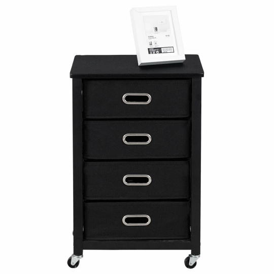 Gymax Rolling File Cabinet Heavy Duty Mobile Storage Filing Cabinet w/