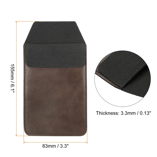 Pocket Pen Protector, Leather Pencil Sleeve Pouch Holder for Clothes Office Home