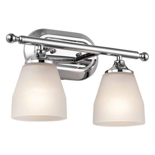 Kichler Lighting Ansonia Collection 2-light Chrome Bath/Vanity Light
