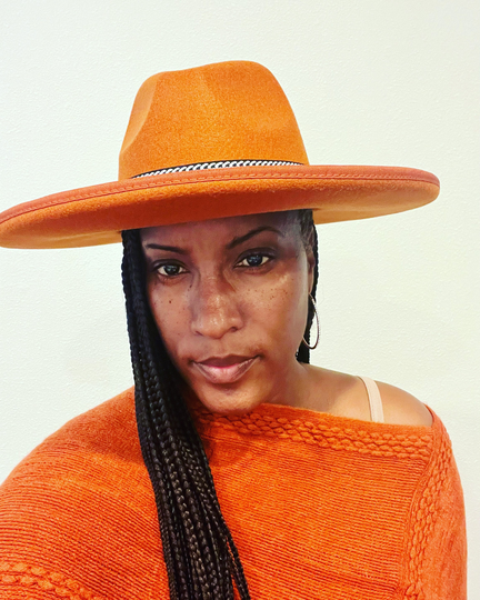 Burnt Orange Vegan Fedora | Pencil Rolled Wide Brim Women's Hat Fall Rust