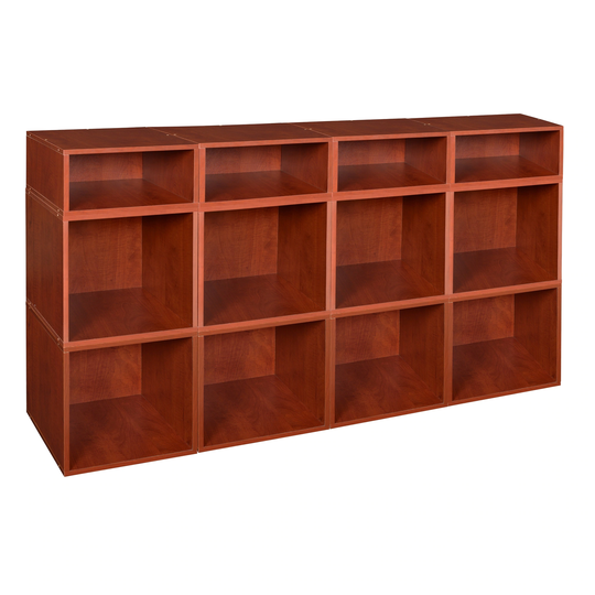 Noble Connect Storage Set- 8 Full Cubes/4 Half Cubes- Cherry