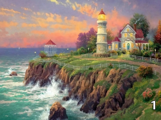 9 Light House #2 Diy 5D Diamond Painting Kit Full Square Drill