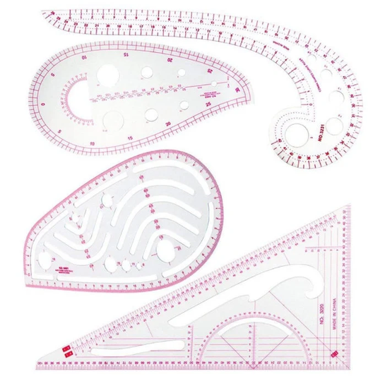 4 French Curve Ruler - Pattern Making Sewing Tailoring Tailor Set Règle Couture Reglas De Costura Curved