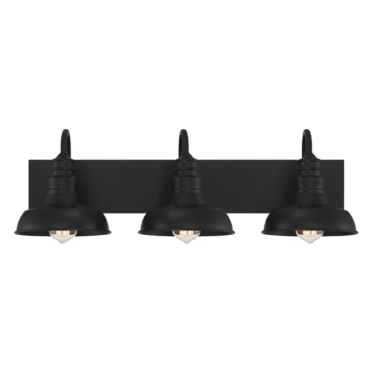 Meridian 3-Light Bathroom Vanity Light in Oil Rubbed Bronze
