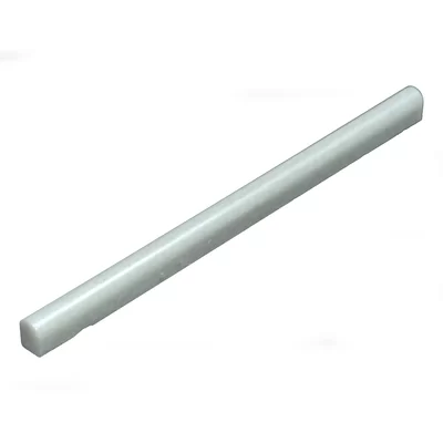 Equator 12" x 0.5" Polished Marble Pencil Liner Tile Trim in Gray
