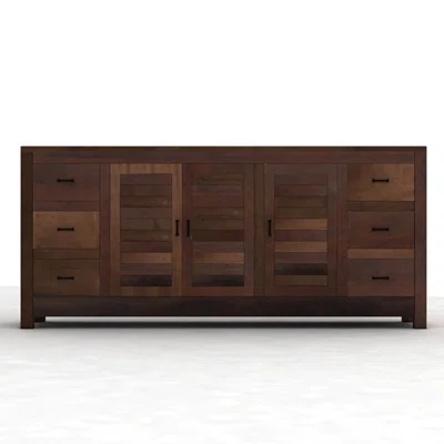 Nirvana 60'' Wide 6 Drawer Mango Solid Wood Sideboard