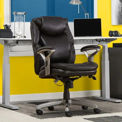 Serta Anniston Wellness by Design Mid-Back Office Chair with AIR Lumbar Technology