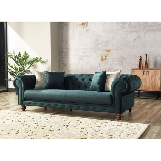 94'' Chesterfield Removable Cushion Sofa