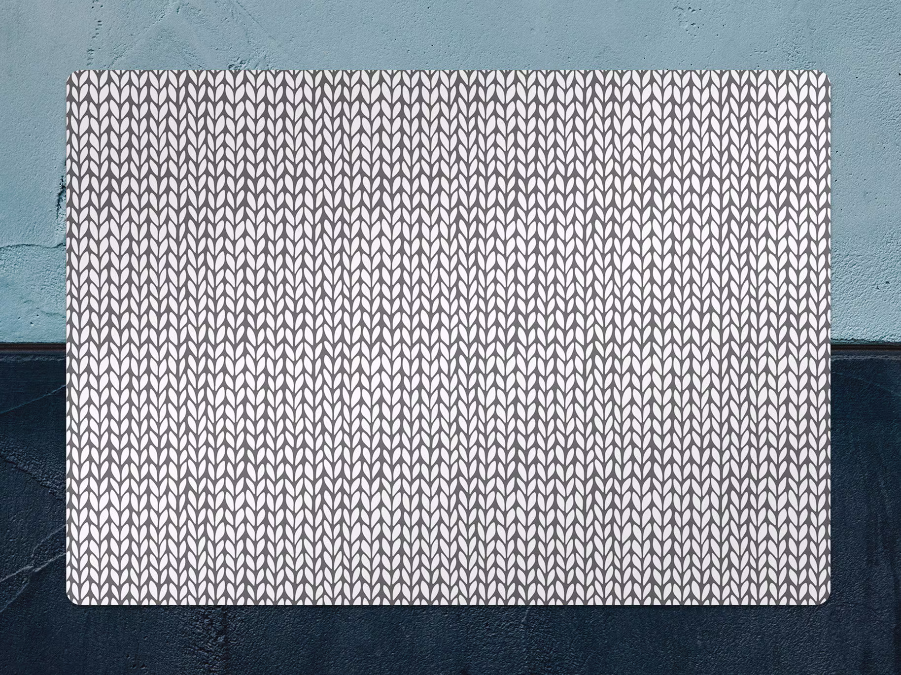 Herringbone Chair Mat, Black Protective White Splat Art Deco Vinyl Floor Office Decor, Room Rug, Kids Decor