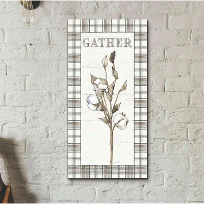 Farm Memories X Gather by Anne Tavoletti - Wrapped Canvas Textual Art Print