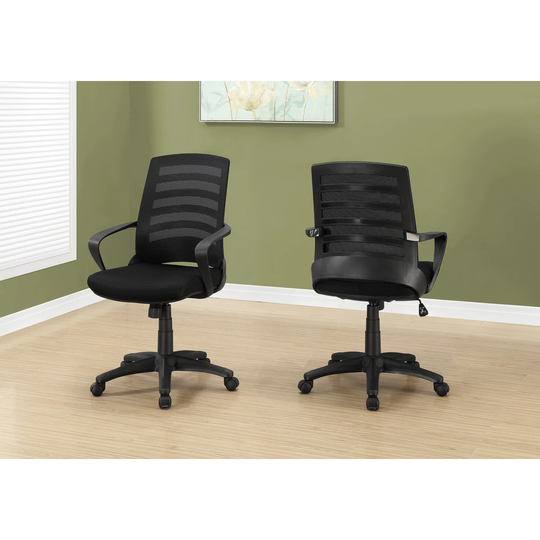 Monarch 7224 Black Mesh Multi Position Office Chair