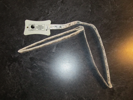 Vintage Carhartt Advertising Measuring Tape - Made in USA Original Equipment For The American Worker 60" Long