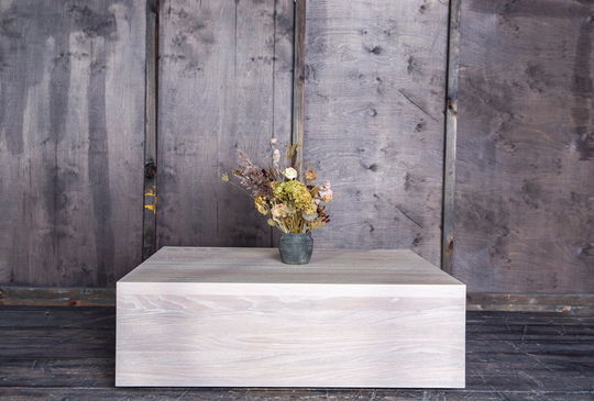 Wood Square Coffee Table - Modern Center