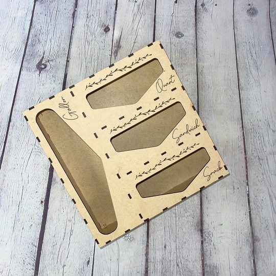 Wooden Baggie Organizer | Drawer Storage Bag Kitchen Sandwich