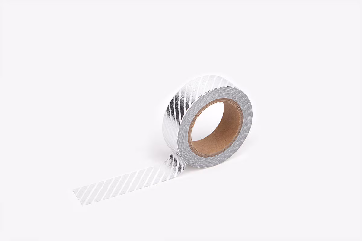 Dailylike Washi Tape Pencil Obilique - Silver