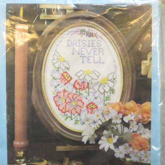 1970S Counted Cross Stitch Kit Quickits Daisies 5703