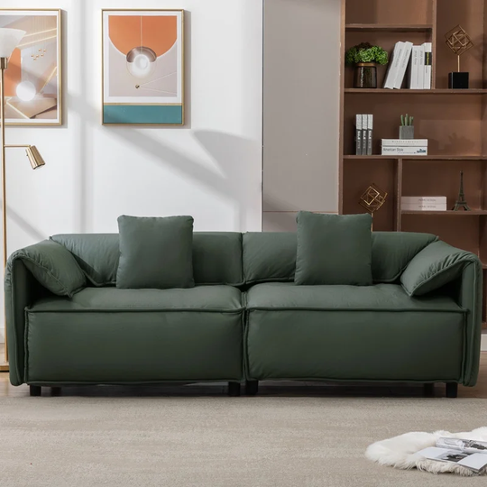 Modern Sofas for Living Room, 77.2''/90.6'' Luxury Upholstered Sofa Loveseat Couch