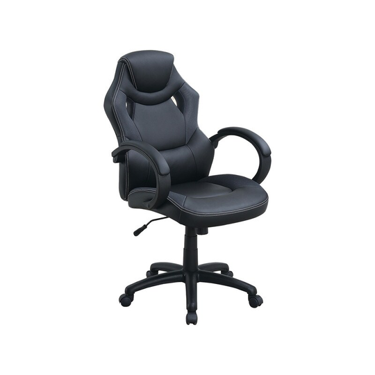 Black PU Adjustable Heigh Executive Office Chair,Swivel Chair