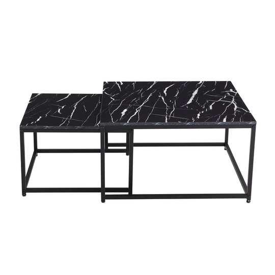 Modern Nesting Marble Coffee Tables Set