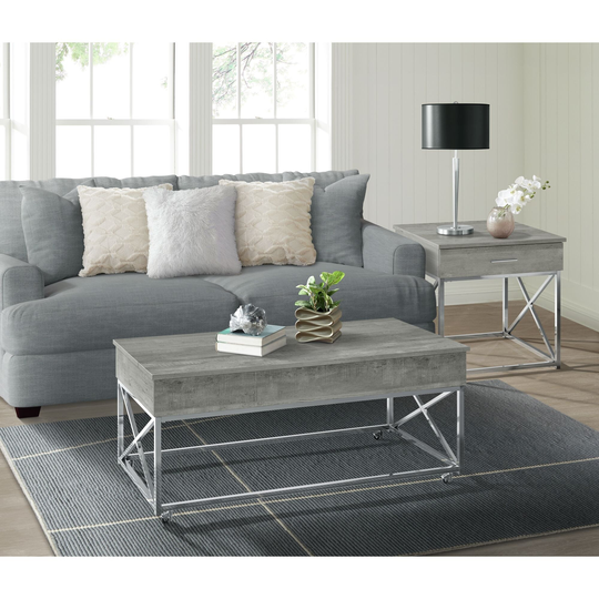 Picket House Furnishings Eliott 2PC Occasional Table Set-Coffee Table & End Table