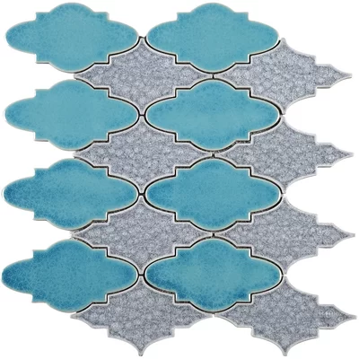 Roman Art 4" x 4" Ceramic Random Mosaic Wall Tile