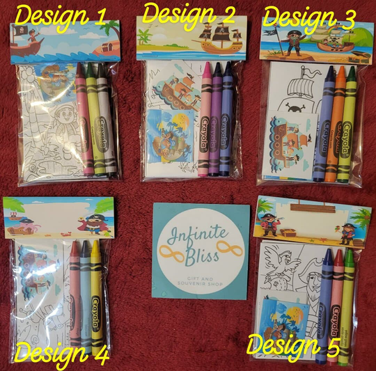 Pirate Coloring Packs | Pages Party Favor Crayola Crayons