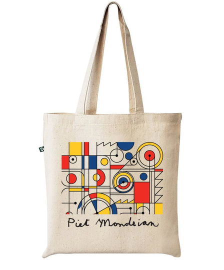 Piet Mondrian Bag, Mondrian Tote Piet Mondrian, Artist Gift, Art Modern