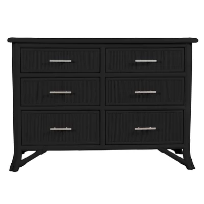 Bermuda 6 Drawer 48" W Double Dresser