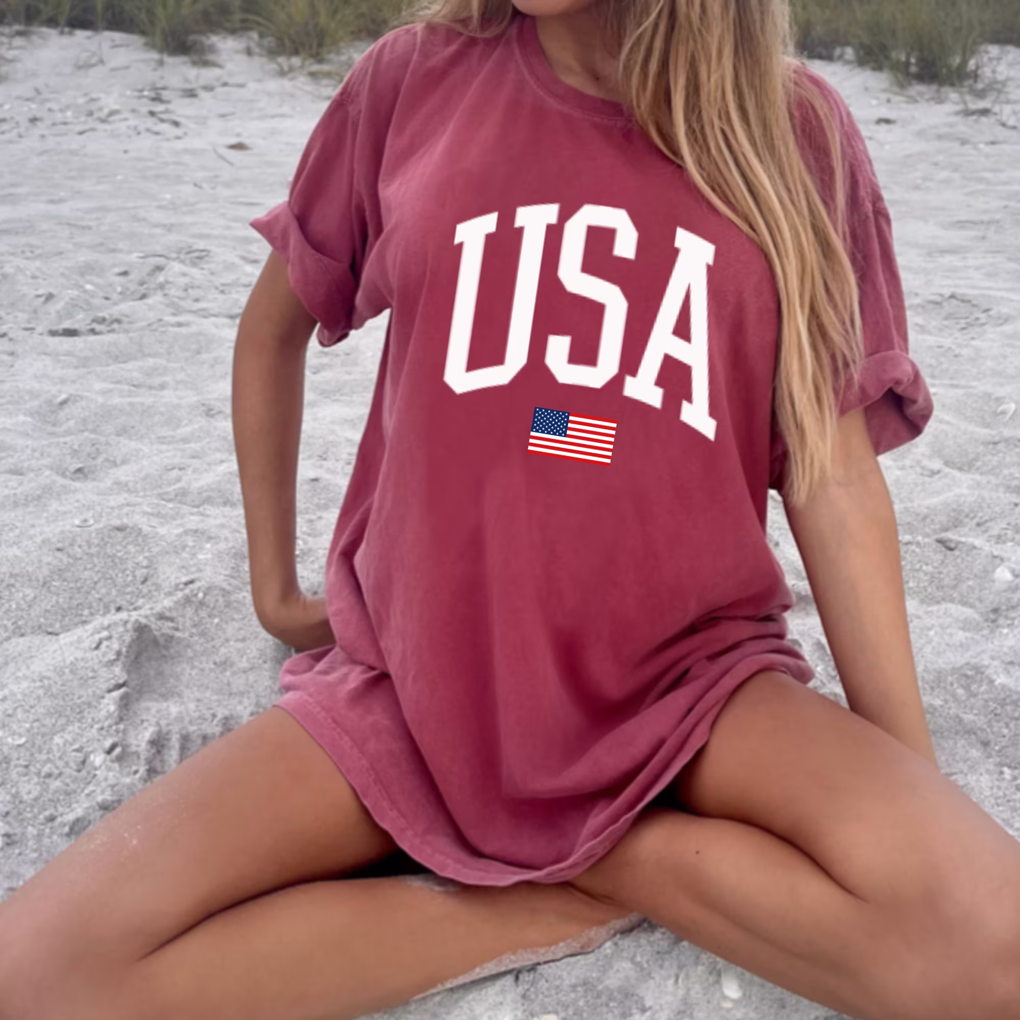 Comfort Color USA Shirt, America Tshirt, Independence Day Shirts, 4Th Of July Shirt, Patriotic Flag Shirt