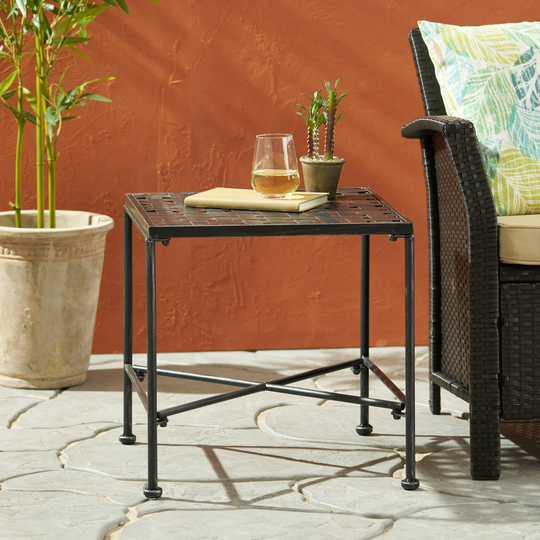 Petra Outdoor End Table by Christopher Knight Home
