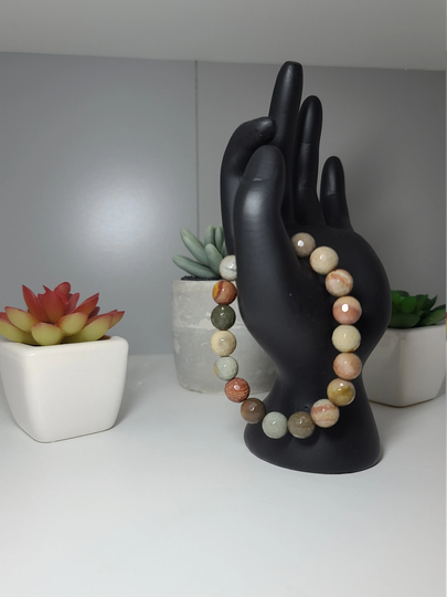 Ocean Jasper Beaded Bracelet