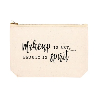 Makeup is Art Beauty is Spirit Pouch