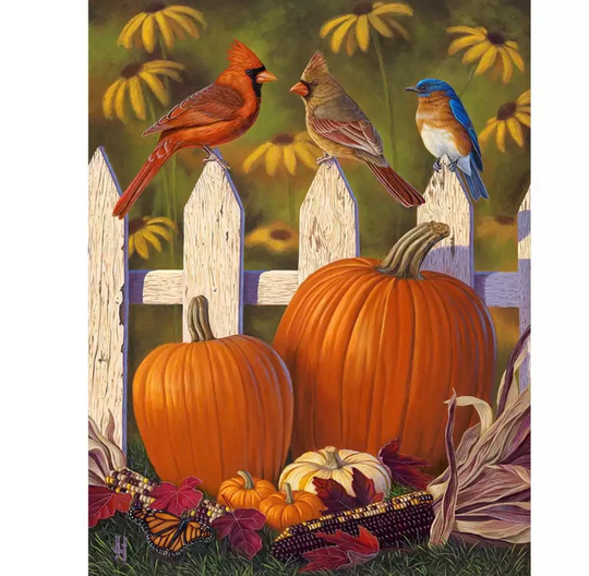 Us Seller. 40x30cm Fall Autumn Pumpkin, Diamond Painting Kit. Round Drills, Full Drill. Fast S&h