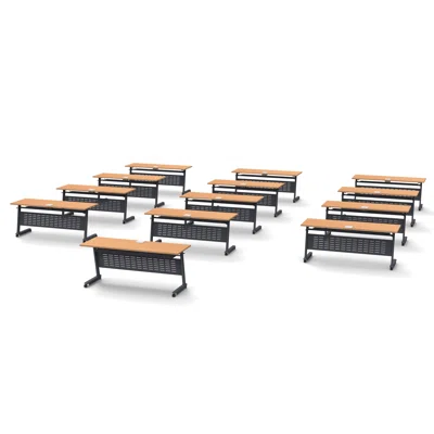 25 Person Training Meeting Seminar Tables Set